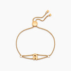 Bubble Initial Bracelet