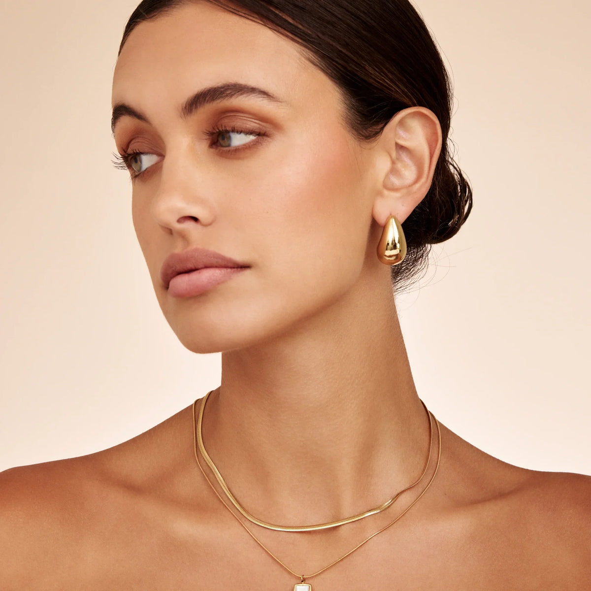Chunky Teardrop Earrings
