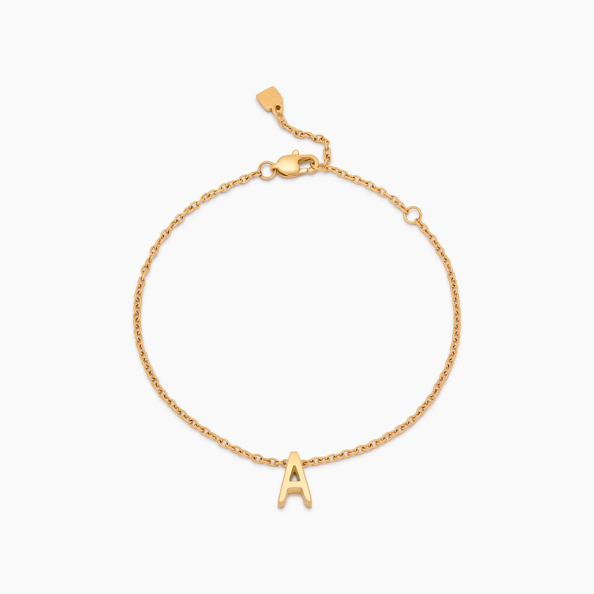 Dainty Initial Charm Bracelet