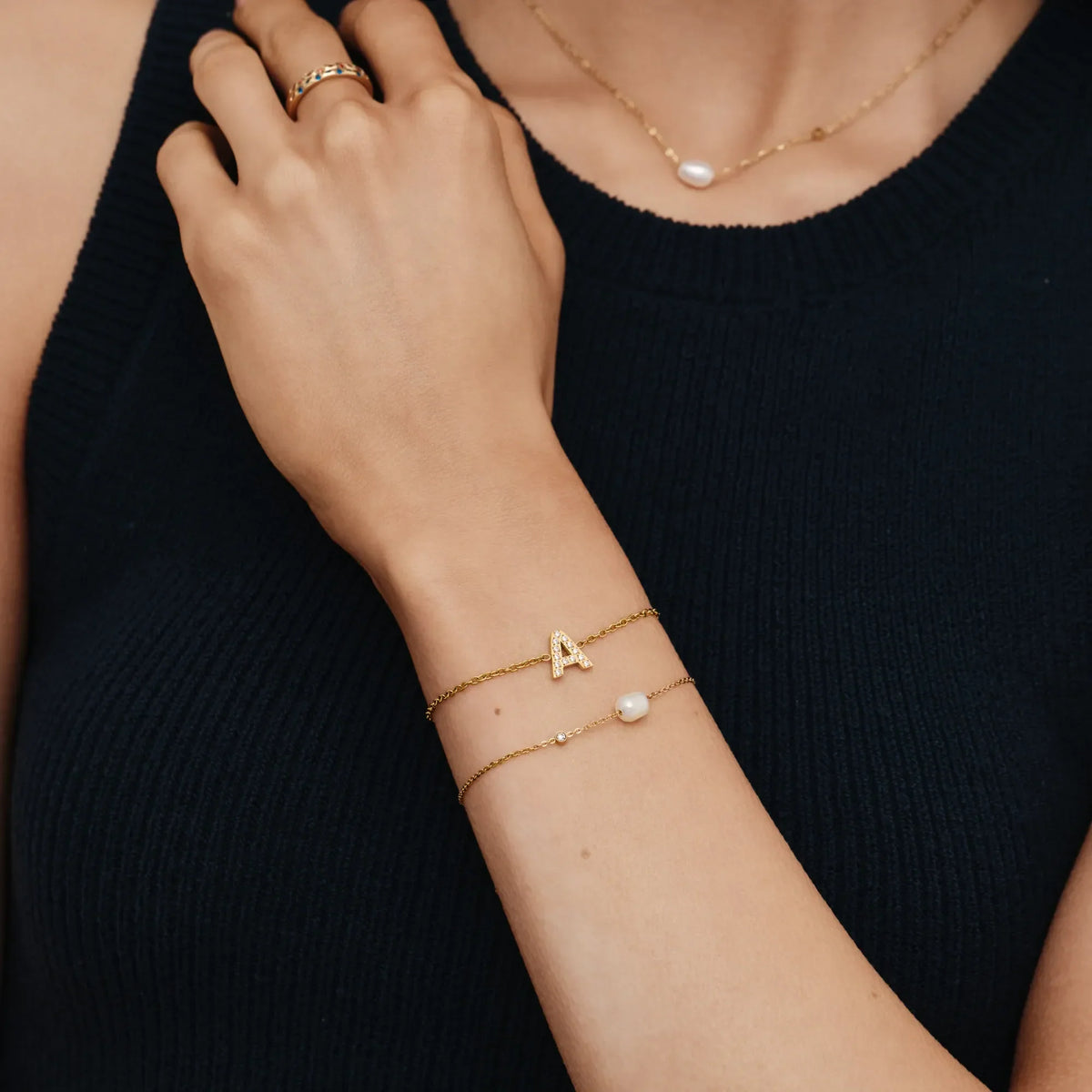 Dainty Freshwater Pearl Bracelet