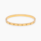Crystal Heart Bangle