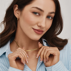 Engraved Herringbone Necklace