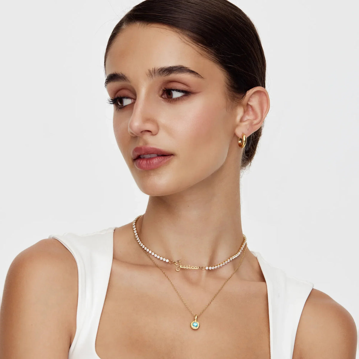 Signature Name Tennis Necklace