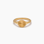 Sunburst Signet Ring