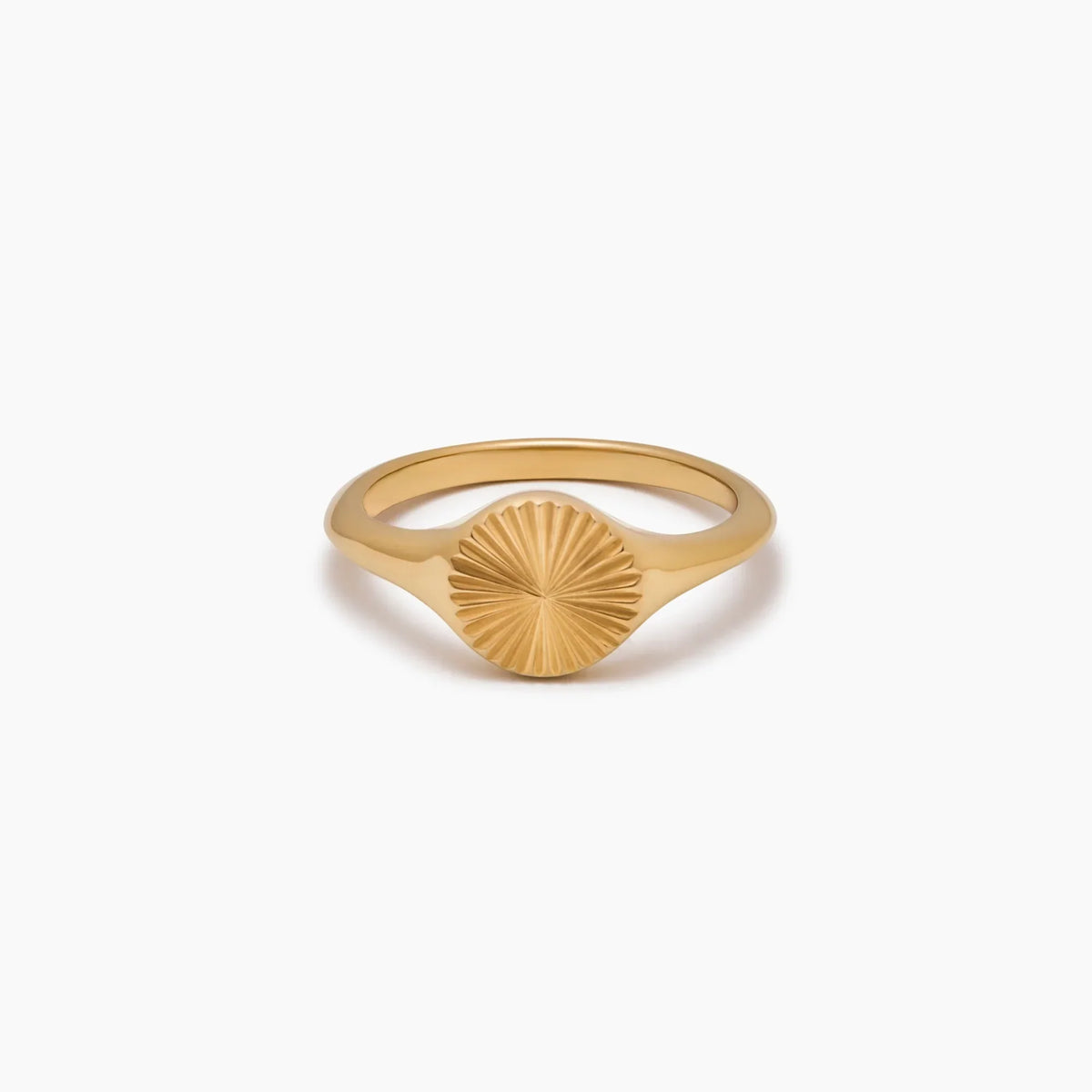 Sunburst Signet Ring