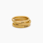 Dainty Stackable Name Ring