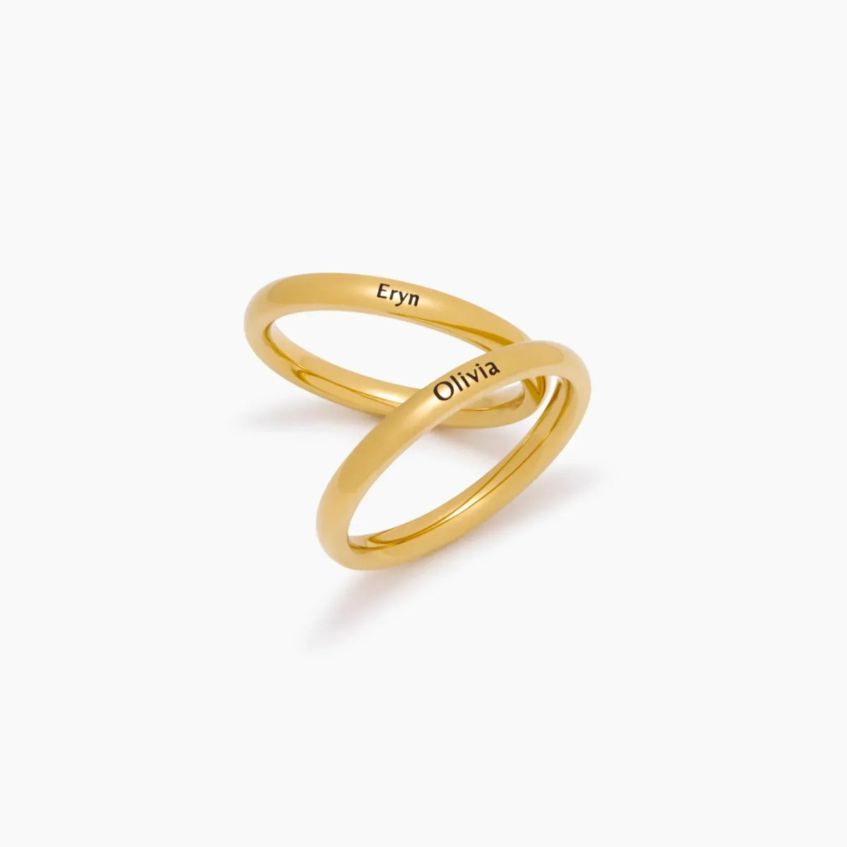 Dainty Stackable Name Ring
