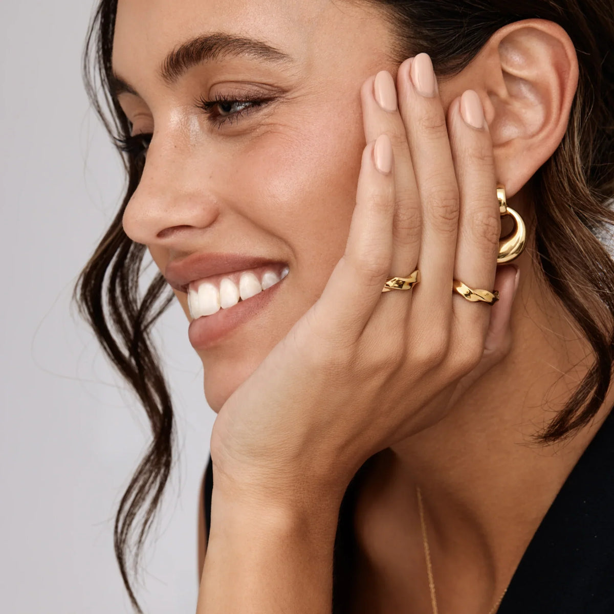 Wave Twist Ring