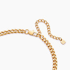 Curb Chain Fob Necklace